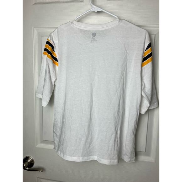 NHL Boston Bruins Women's Half Sleeve White Crew Neck T-Shirt Size Medium - Picture 5 of 9